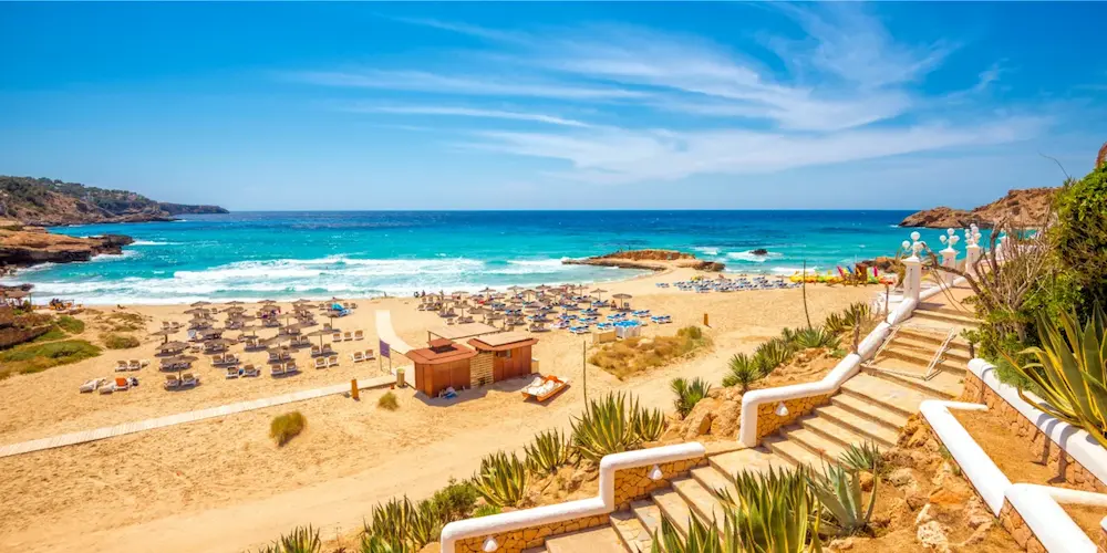 Airport transfer destination in Cala Tarida, Ibiza
